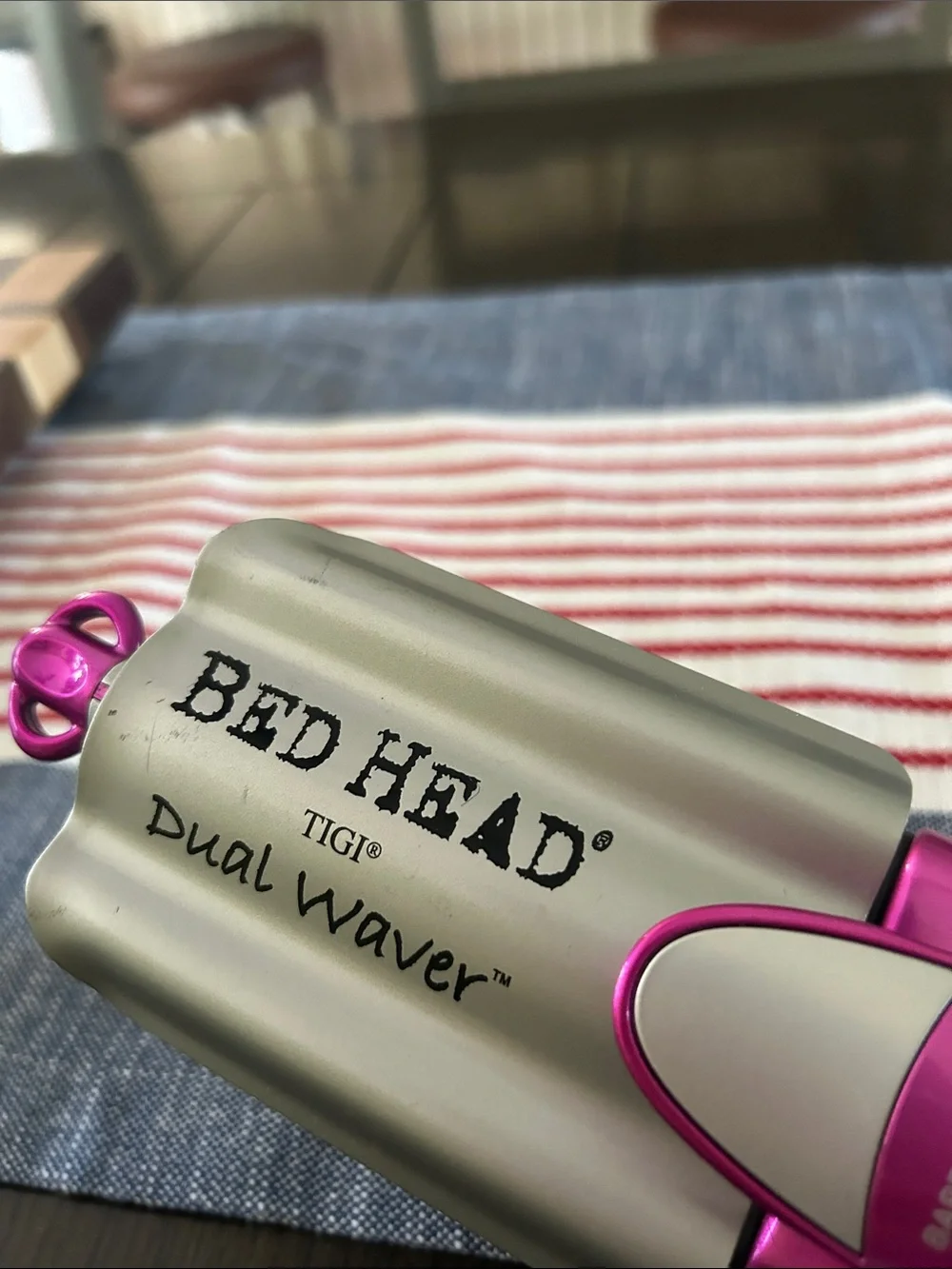 Bed Head Dual Waver in Metallic Pink and Silver